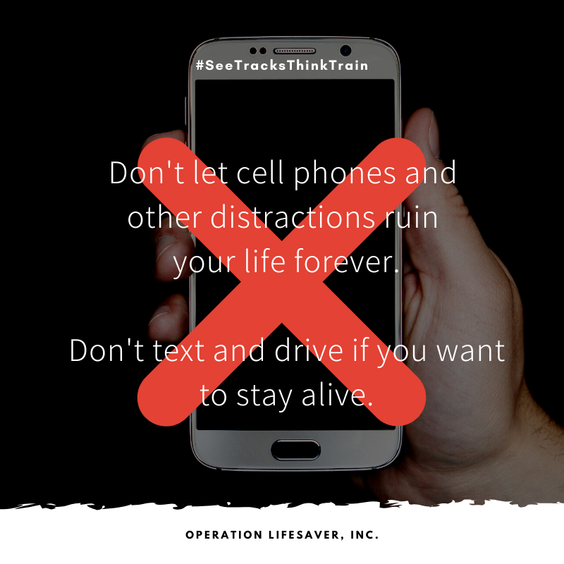 olinational's tweet photo. The same technology that makes connecting with family and friends easier can also put you at risk. Never allow a text message, phone call, or other unnecessary distractions to change your life forever. https://t.co/Qfr49U4fDr