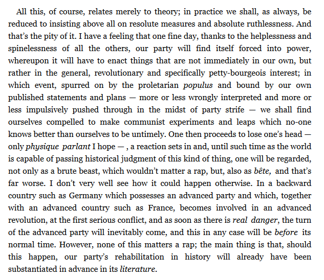 MLMStruggler's tweet image. Engels on something that bourgeois marxists will never understand (marxists.catbull.com/archive/marx/w…)