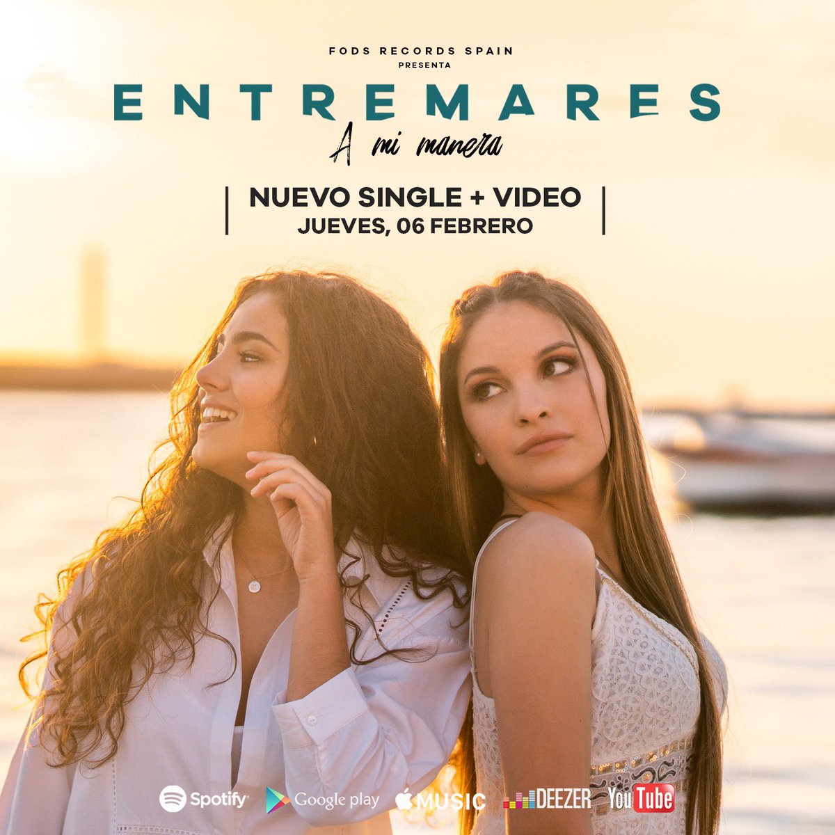 Felices de anunciaros que ¡ se viene NUEVO SINGLE + VIDEOCLIP ! 🧨
El jueves, 6 de Febrero, lo tendréis disponible en YouTube y en todas las plataformas digitales.

Ganas infinitas...!