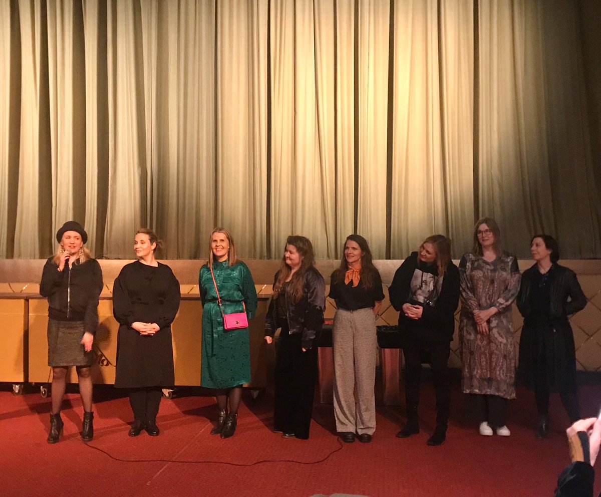 tuffifilms's tweet photo. FORCE OF HABIT directors reunited at @gbgfilmfestival for the film’s international premiere. @EToivoniemi @KirsikkaSaari @jennitoivoniemi @ReettaAalto #ForceOfHabit #gbgfilmfestival #tottumiskysymys @tottumiskysymys #totemfilms https://t.co/DaW1stdHOY