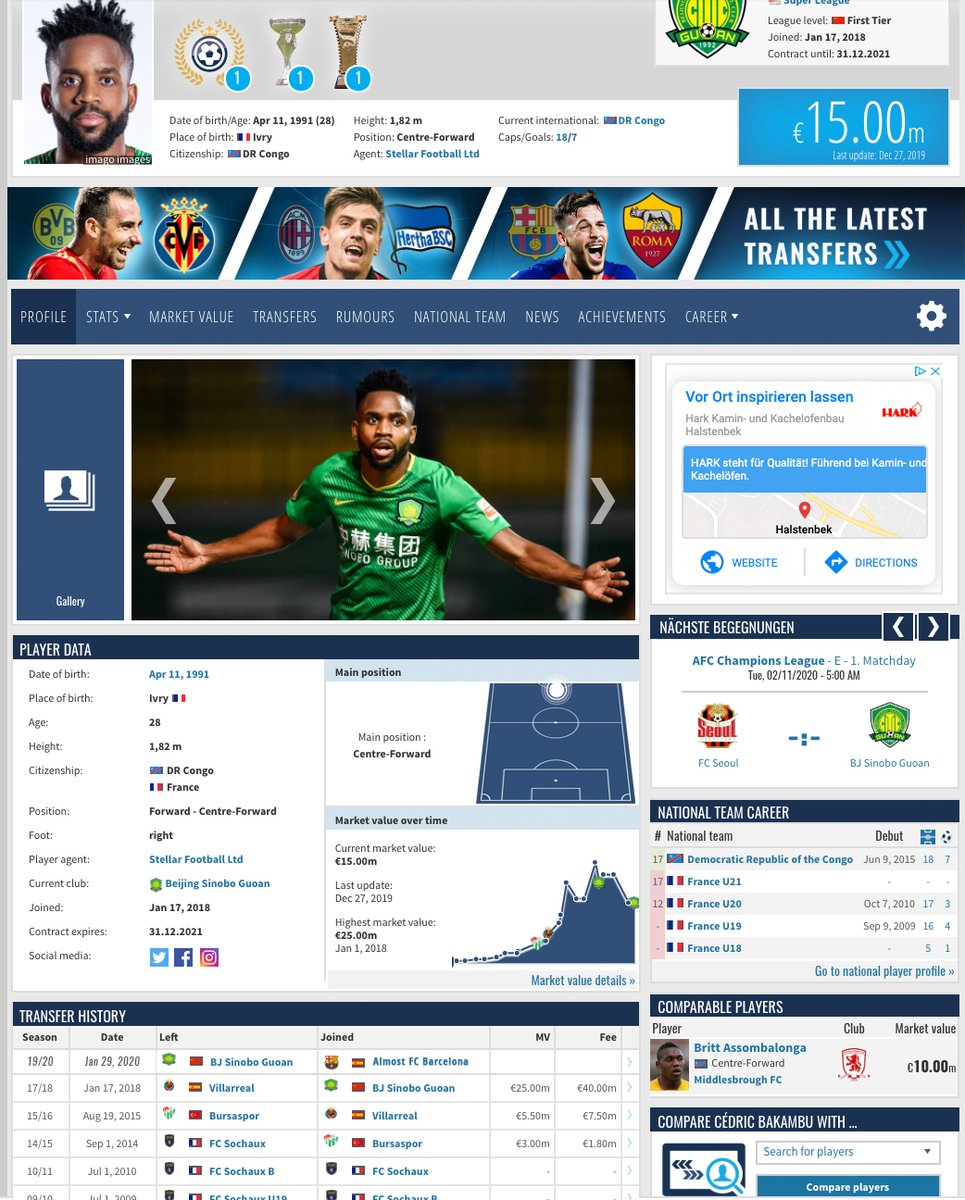 Cedric Bakambu to 'Almost FC Barcelona' confirmed after brilliant  Transfermarkt plea, London Evening Standard