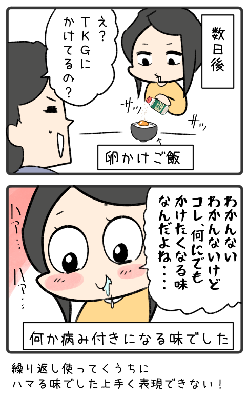 マキシマムという調味料を買った感想マンガ 