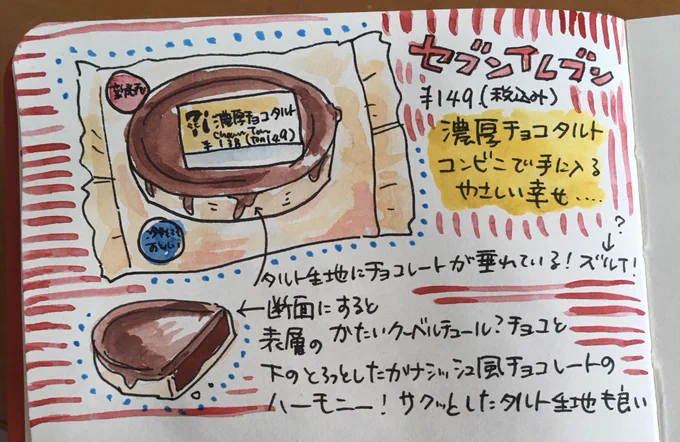 セブンイレブンの濃厚チョコタルトが美味しい件
#セブンイレブン
#濃厚チョコタルト 