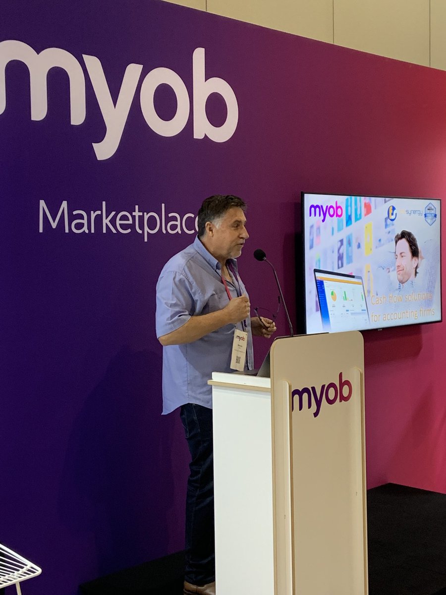 Our MD Malcolm Ebb presenting at ⁦<a href="/MYOB/">MYOB</a>⁩ Incite