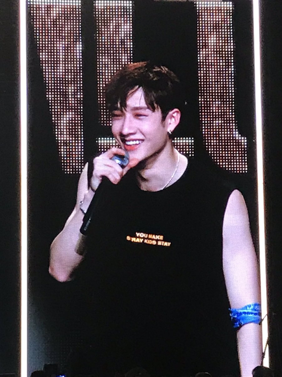 ♡ day 30 of 365 ♡See this smile? please, don’t ever let anyone take that smile off your face.I’m so happy you had fun on the concert yesterday  seeing all the videos from it warmed my heart so much  your happiness is my happiness. I love you. —  @Stray_Kids  #방찬