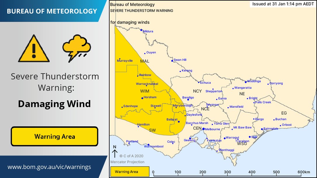 Bureau Of Meteorology Victoria On Twitter A Severe Thunderstorm