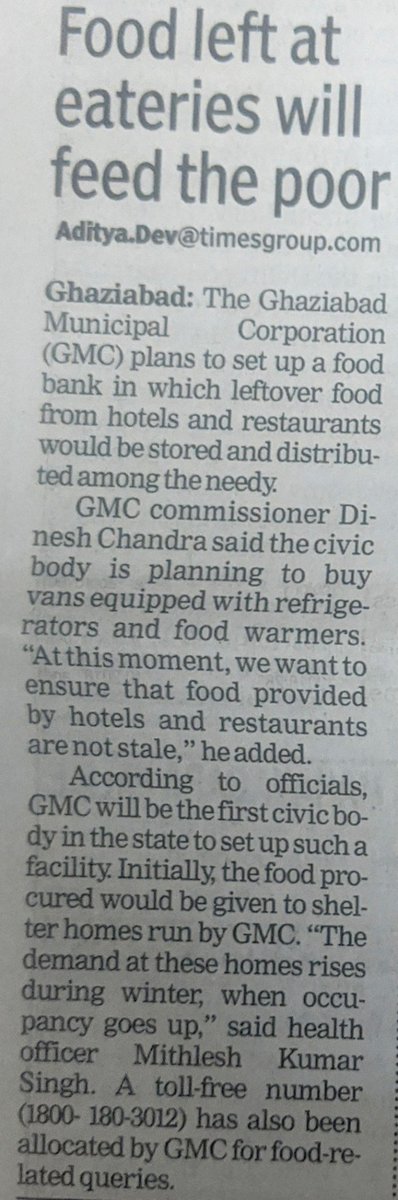 NilendraKumar2's tweet image. #ProPoor.Good initiative.Let others follow it.#FeedthoseHungry.Congrats @AMRUTCityGzb,@Mayor_Ghaziabad,@adityadevTOI,@BJP4UP,@TOIIndiaNews