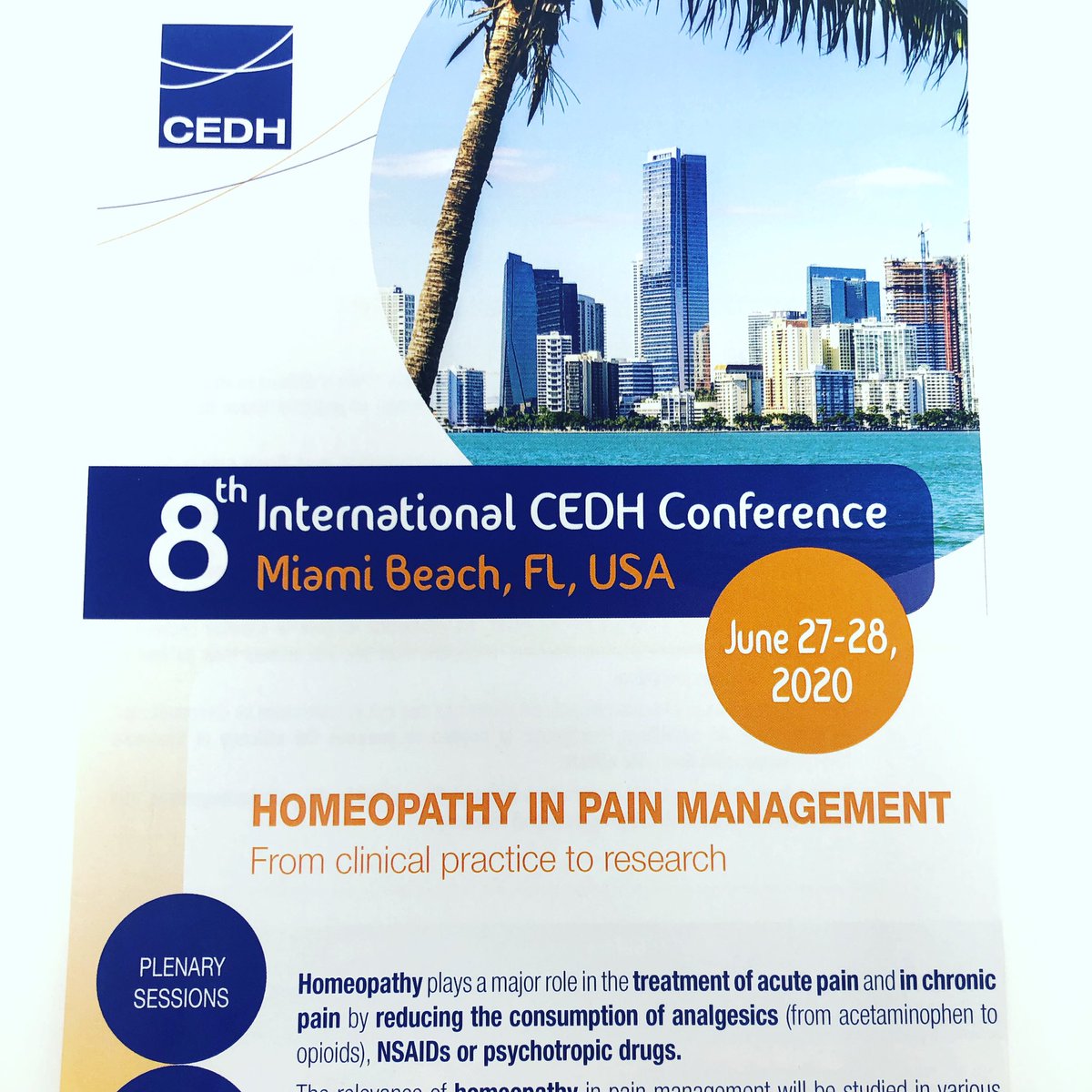 CEDHUSA's tweet photo. Have you registered for the 8th International CEDH conference yet?  Don’t miss the early bird discount deadline February 15th! #CEDH #cedhusa #cedhmiami2020 #cedh2020 register now and save! https://t.co/E142wPJYjd https://t.co/3ZYhRLTb3g