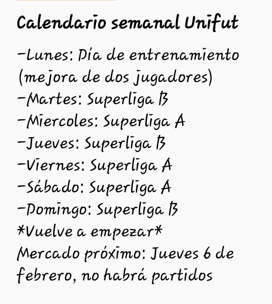 Zapiolista's tweet photo. Por ahora así queda el calendario del uni, luego se agregara la superliga C y ya veremos como quedará, debido al mercado del jueves que viene el jueves habrá mercado y viernes actualización de plantillas.... https://t.co/PC7xZFZ1hm