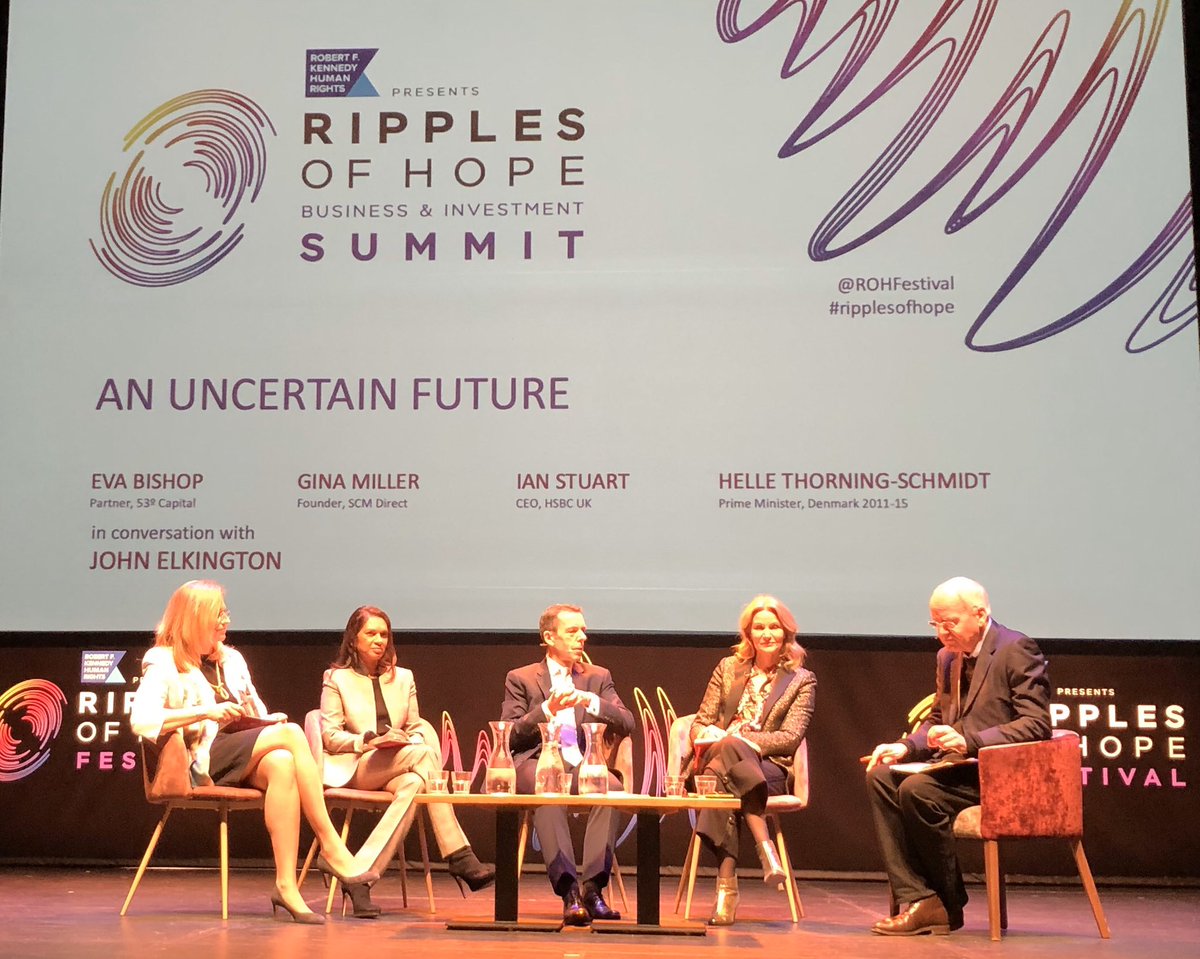 What an inspiring panel, with the world becoming more unpredictable we need to build resilience. @ROHfestival #ripplesofhope