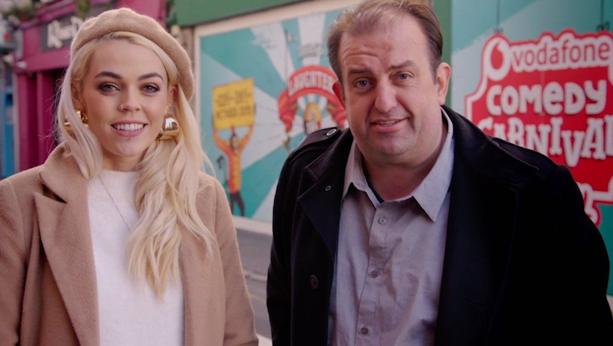 It's show time 📽️🥳🤣

'Laughter In The Eyre' on <a href="/RTE2/">RTÉ2</a> right now
#VCCG <a href="/galwaycomedy/">Galway Comedy Festival</a>