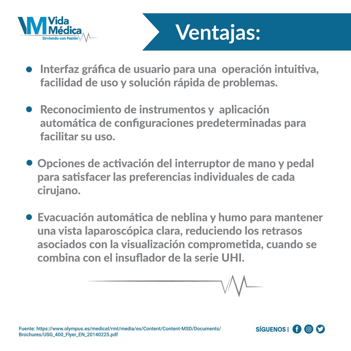 VidaMedica's tweet photo. El generador USG-400 proporciona energía ultrasónica para el diseccionador ultrasónico SONICBEAT.
.
.
#VidaMédica #TecnologíaMédicaParaTodos #SirviendoConPasión #VidaInfo #USG400 #Sonicbeat #Olympus #Ultrasónico #Electrocirugía #Cirugía #PlataformaDeEnergía https://t.co/LJbwNlXUj2