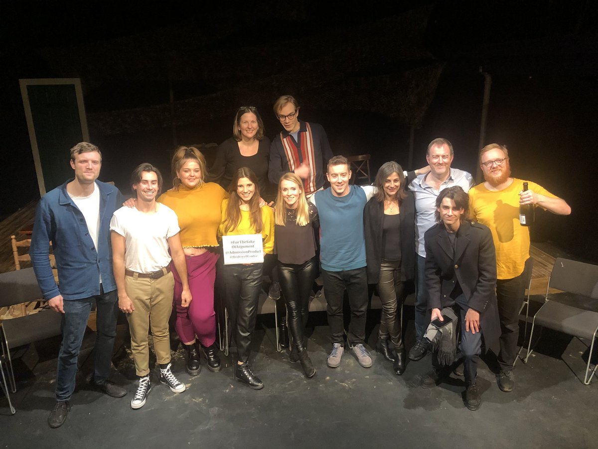 An incredibly moving night of theatre. Powerful and meaningful. 

Not to be missed on until 8th of February ! 

#ForTheSakeOfArgument
<a href="/AdmissionProdu1/">Admission Productions</a> <a href="/BridewellCentre/">Bridewell Theatre</a>