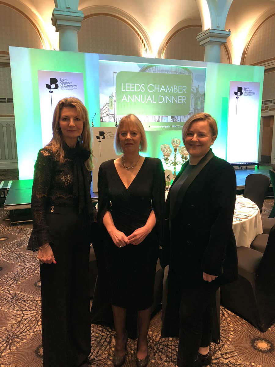 LeedsChamber's tweet photo. What a brilliant evening @WNYChamber #annualdinner thank you to everyone that attended and thank you to @LNER @jonhammondtweet @sinead_rocks @Jo__Caulfield @ShulmansLLP @TheQueensQ @MarketPlaceLds https://t.co/NmYZNixr5S