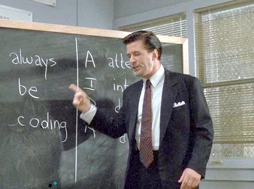 Parodied this to someone (on the younger side) the other day and got a blank stare. How about this? No one give it away; 👍if you get it and 🤔 if you don't! (no shame)

 #webdevelopment #developers #softwaredeveloper