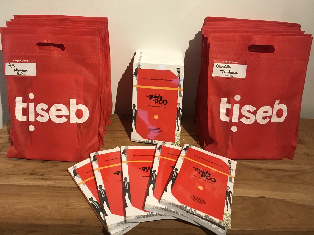GestionTISEB's tweet photo. C'est parti pour le lancement du Guide du PCO tome 2 ! Partagez votre expérience avec nous grâce au mot-clic #guidedupco. Bonne soirée à tous! #gestiondeprojet https://t.co/WNQWBzU8fM