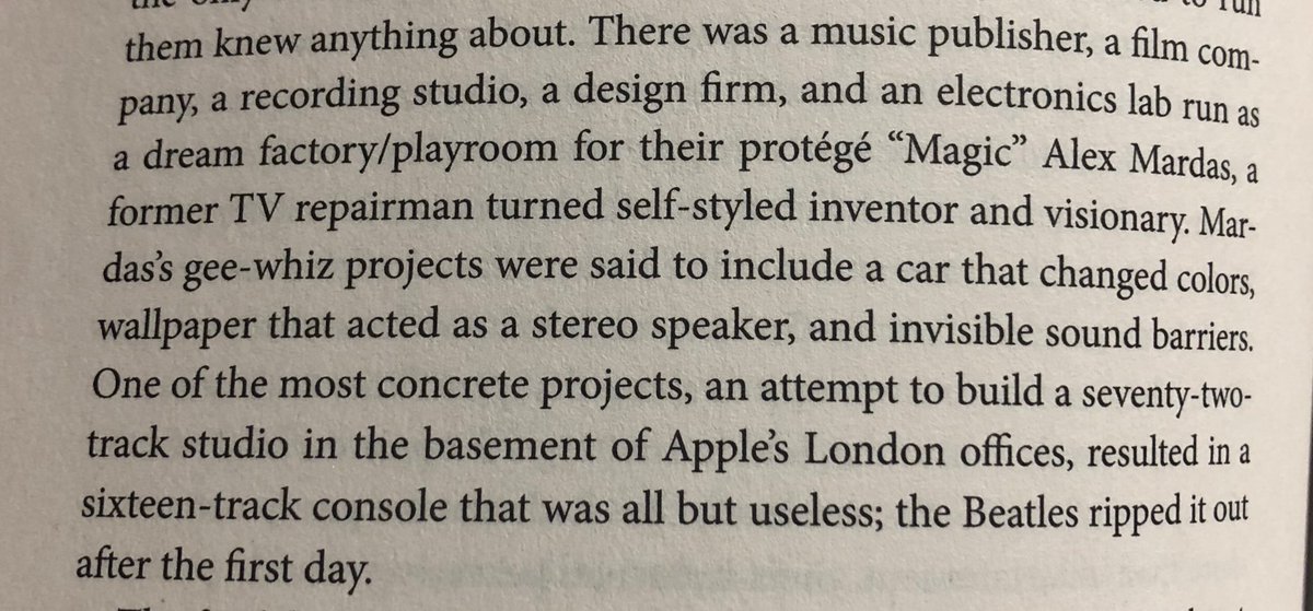 Next up - How crazy did things get at Apple Corps when the Beatles decided they wanted to set up a company for young creative types? Well ...