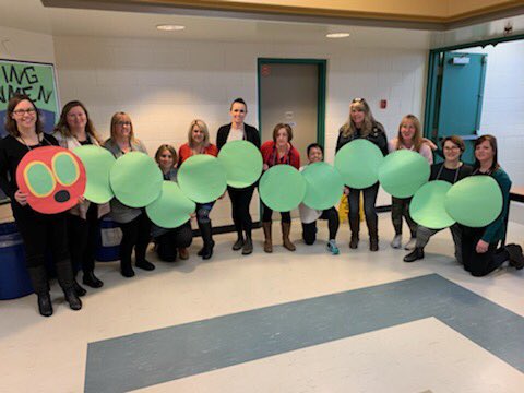 I love our Learning Centre team! Dress like your favourite story book character day! <a href="/bbmon7/">Beaver Bank Monarch</a> #theveryhungrycaterpillar #teacherassistantsrock #LiteracyWeek2020 #lovemyjob