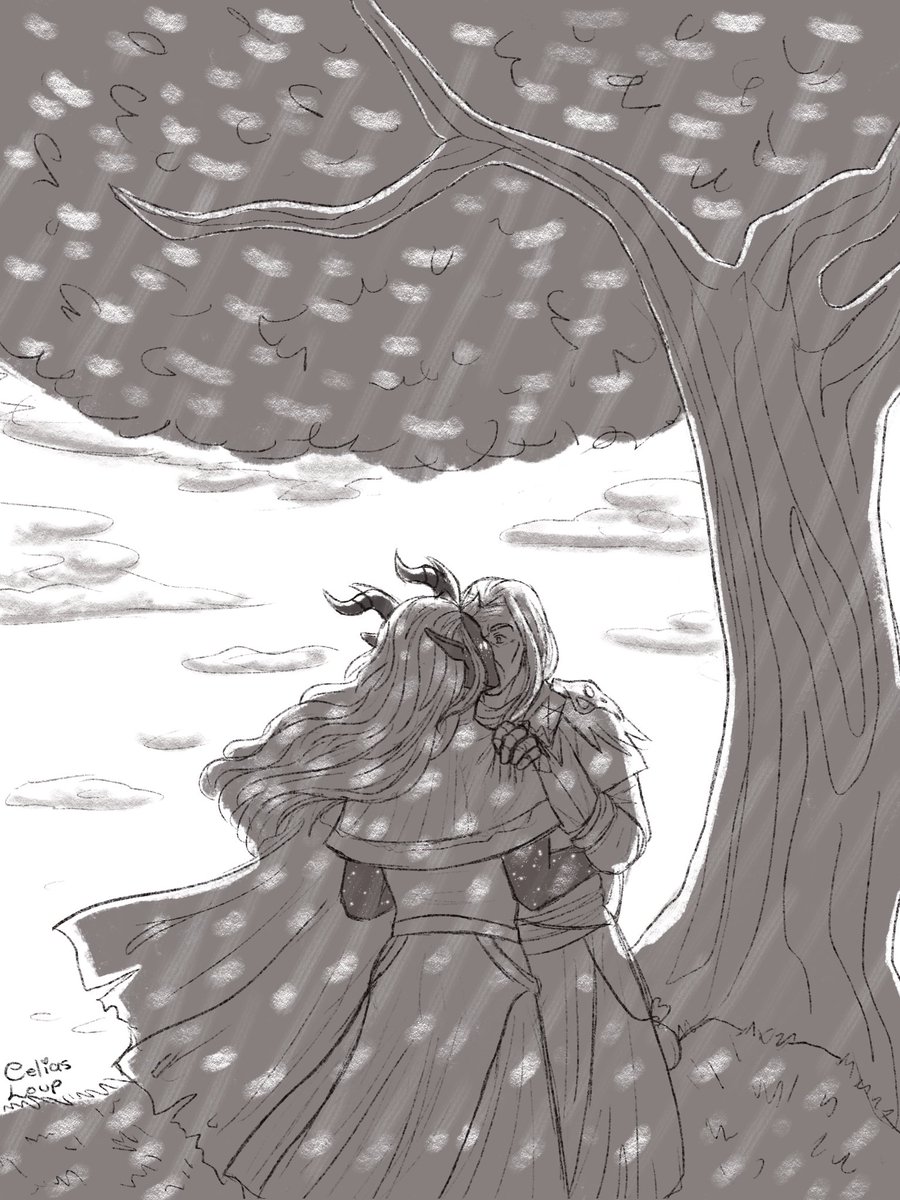 CeliasLoup's tweet photo. This is old but I love this crack ship hahahaha. Idk.
Sketch of Aaravos/Ziard.
#TheDragonPrince #TDP #TDPart #Aaravos #Ziard https://t.co/wmAqYsOwjz