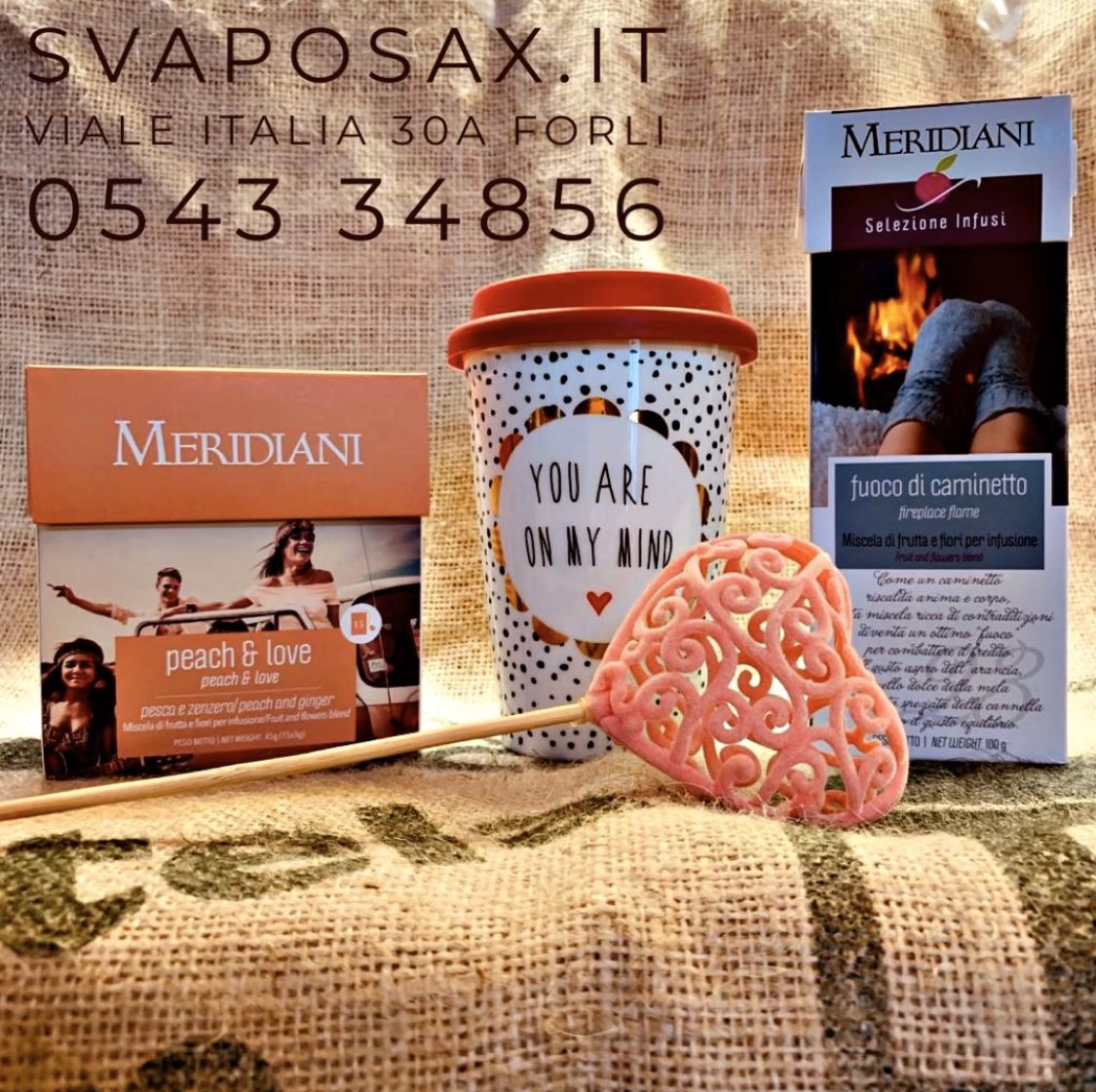 SvapoSax's tweet photo. Ti aspettiamo in Viale Italia a #Forli per scoprire la linea #MeridianiAtelier di #Infusi &amp; #Tisane 
#svaposax #ilgustodivisiarsi https://t.co/n15TjMaxi8