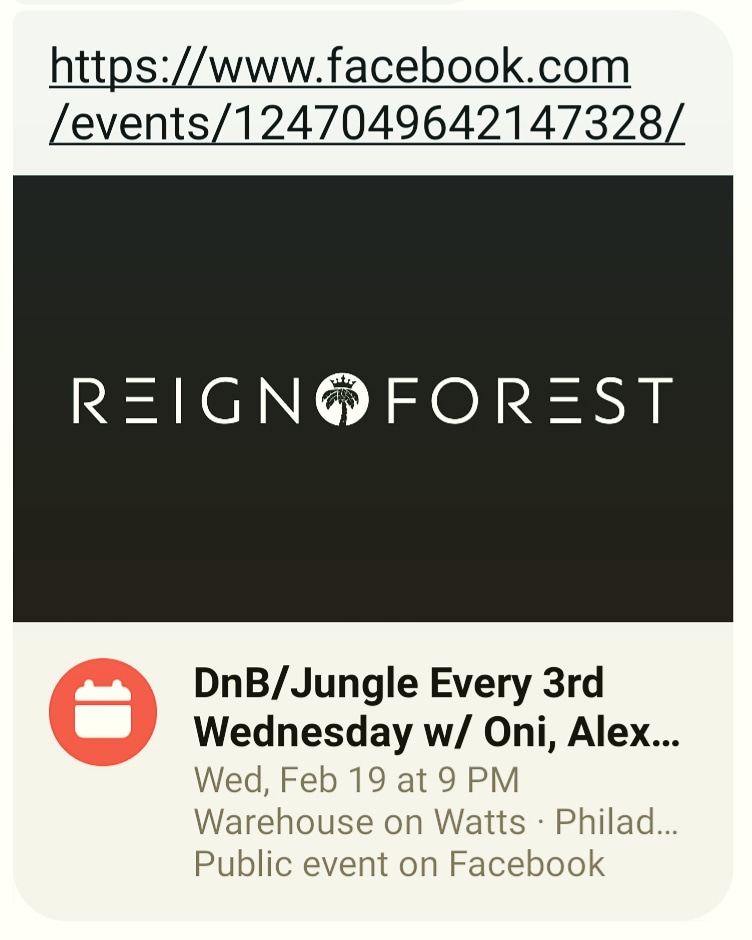 raudramusic's tweet photo. Honored to be playing Reign Forest this month on 2/19 @ Warehouse on Watts. Slide through for some big dnb ❤

#DrumandBass #dnb #Philadelphia #EDM #Oni #OniAudio #LeftRite https://t.co/fU4cIbfdvL