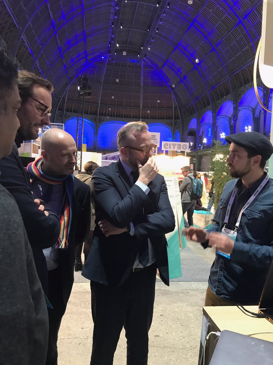 Belle journée à #changenow 
Merci notamment à Jean-christophe Itier pour son oreille attentive et pour sa proposition de poursuivre la discussion au ministère de la transition écologique !

notre projet lnkd.in/dQpWHQ2 

Stay tuned!