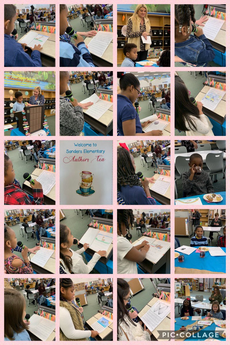 kath_bender's tweet photo. Meet our K-2 Superstar Authors! These students participated in Sanders first Authors Tea to celebrate their writing! We are so proud of these kids 💕@COBB_ELA @cobbearlylearning. @AMMorris123 @lbailey801 @tresa_snow @SandersES1 https://t.co/MiYIE3xqLL