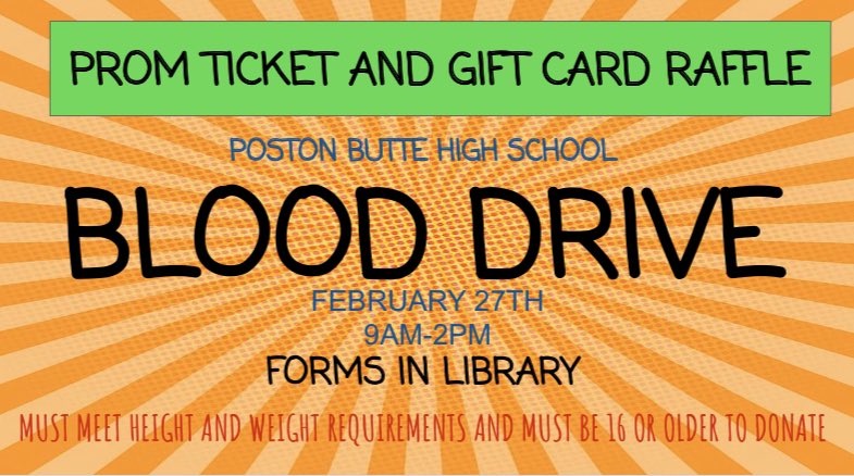 PBHS Blood Drive (@pbhsblooddrive) on Twitter photo 