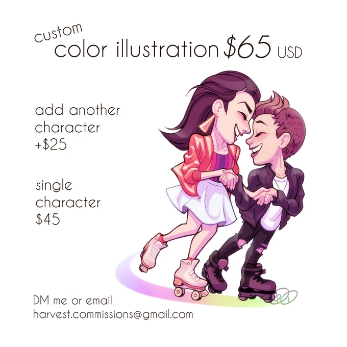 My Valentine's Commissions are OPEN!??

Message/Email me anytime between now and Feb 14 for a custom illustration!❤️???❤️? 