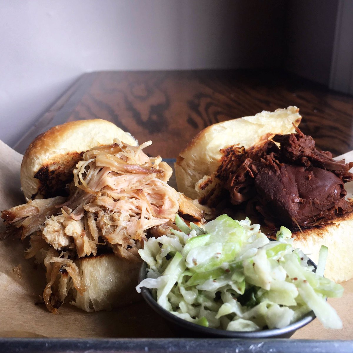 $2 BBQ sliders available during our extended happy hour! Thursday &amp; Friday 11am-3pm- see you then! 🙌

#rva #rvadine #rvaspecials #rvabbq #rvahappyhour #sliderspecials #bbqsliders #richmondbbq