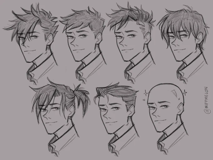 Have you even stopped thinking about yourself for a moment and considered how Kuroo's hair might look after the time skip, or are you just selfish?

#kuroo #hq #Haikyuu #fanart #sketch 