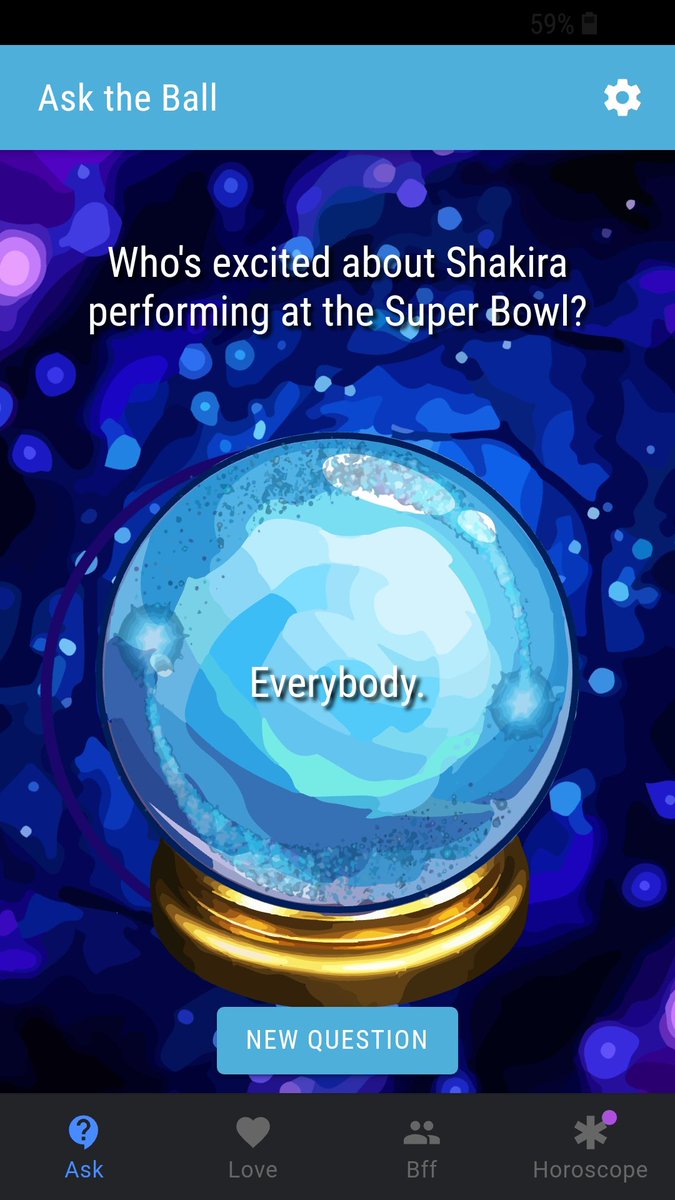 MagicBallApp's tweet image. Who's excited about Shakira performing at the Super Bowl? #SuperBowl