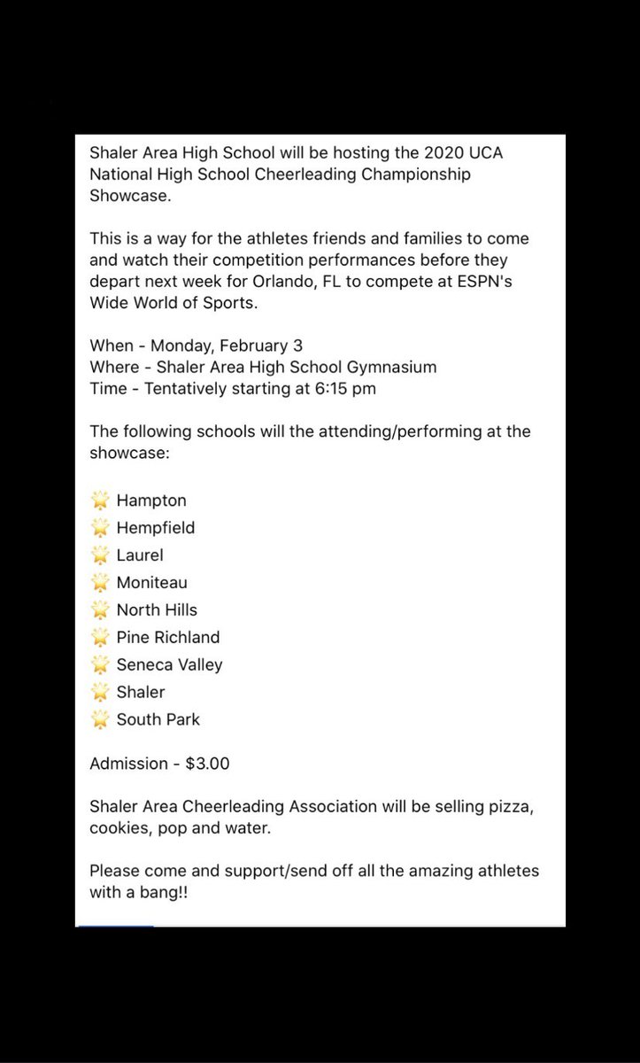 Shaler Area Cheer tweet media