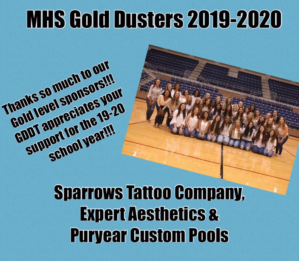 mansfieldhsdanc's tweet photo. Big Thankyou to our Gold Level Sponsors!  Gold Dusters appreciate you!!! 🖤💛🖤💛 https://t.co/F4Wy3peN0i