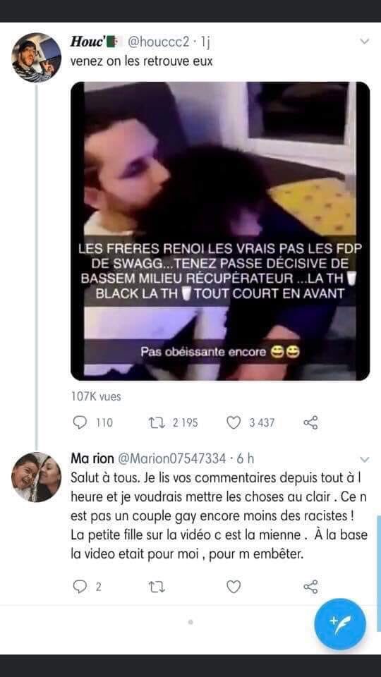 azawa_fr's tweet photo. Je sais vraiment pas quoi dire 😱
Entre la mère qui prend ça à la rigolade et les 2 humoristes 🤦🏽‍♂️. La France va très mal 🤨#brigadeantinegrophobie https://t.co/BUoS8UNBuB