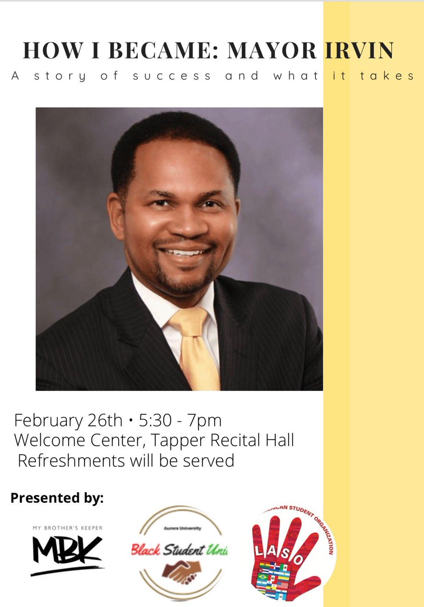 Join us! Feb 26th 5:30-7pm in the welcome center