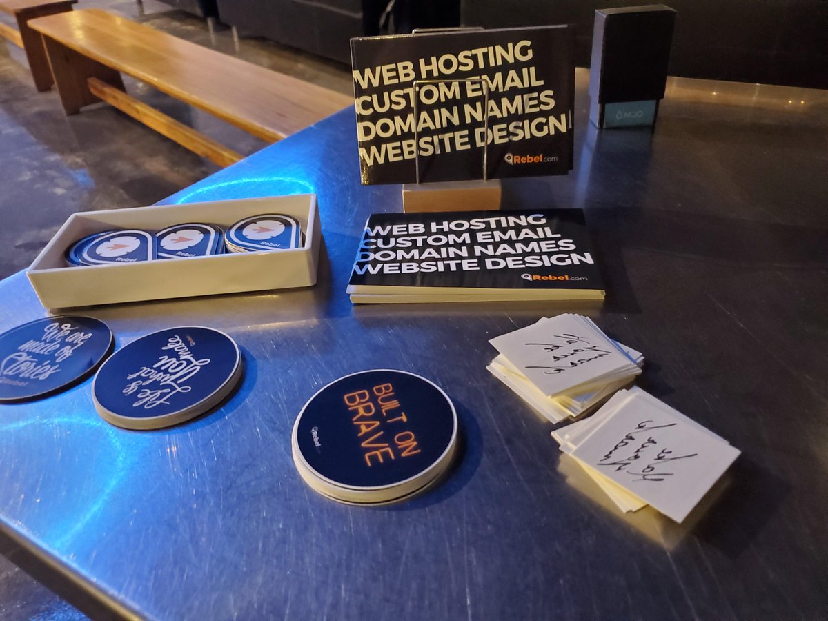 rebeldotcom's tweet photo. Gettin' all set up for @fuckupnightsyow tonight! #RebelEvents https://t.co/C86YYONVai