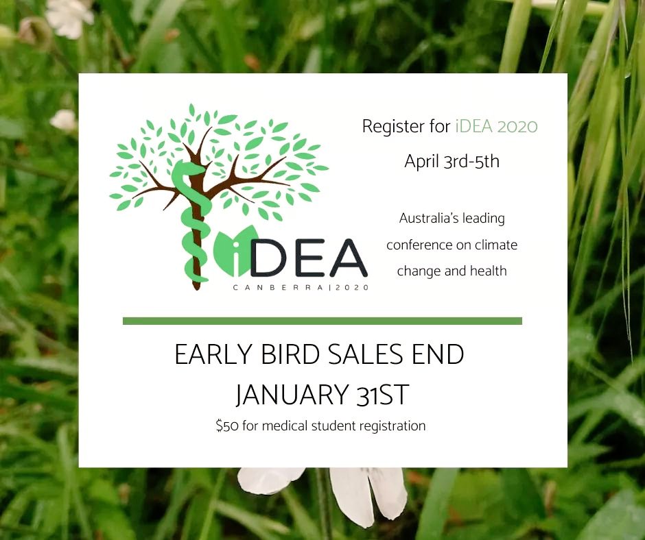 🌿Last day to get Earlybird tickets!!🌿

Don't miss out on the chance to learn from the best in climate health and network with other passionate climate health advocates

*Registration for medical students only have been extended to 14th of February
