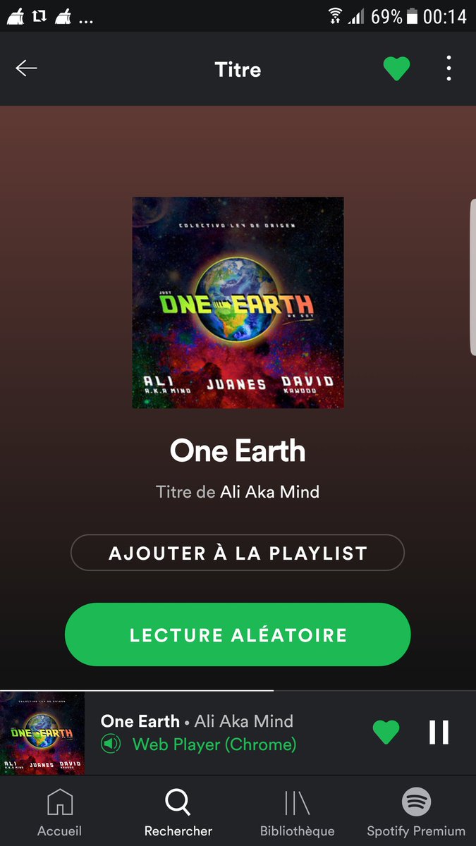 @juanes escuchando una y otra vez #OneEarth 😍👏👏👏👏 @Davidrkrapula <a href="/aliakamind/">Ali</a> #Spotify Nuestra historia está muy viva y seguiremos caminando, escucha tus latidos... 🎶🎶🎶
