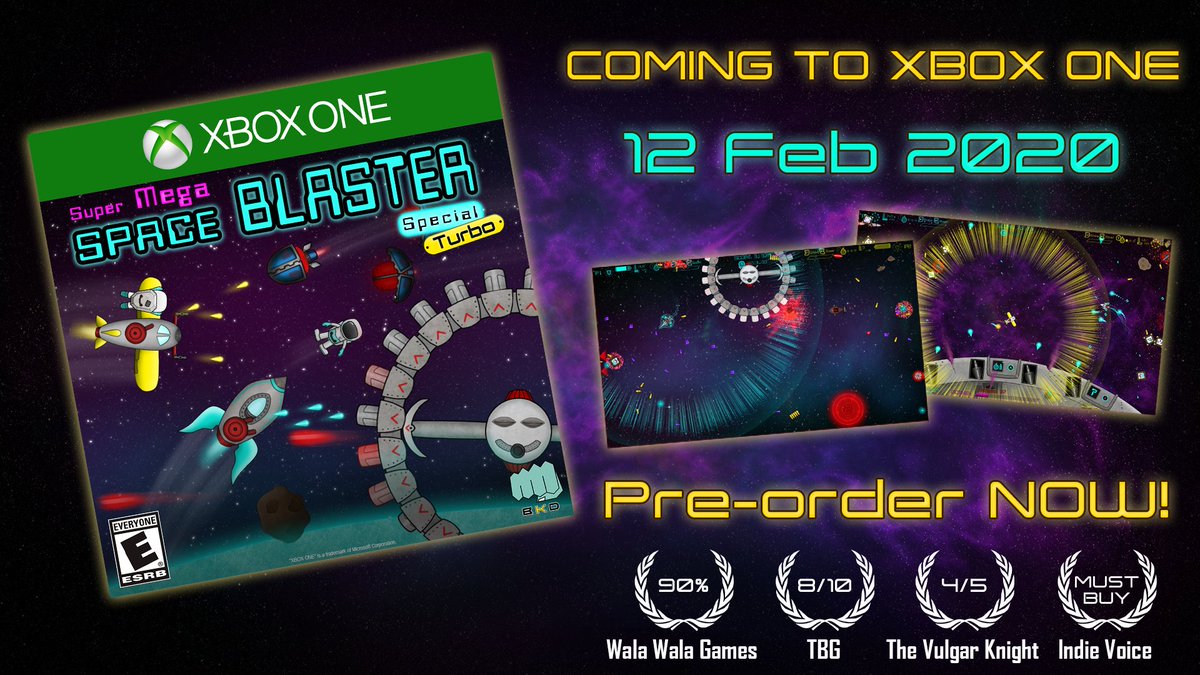 bareknuckledev's tweet image. Fancy some retro space blasting action on your #XboxOne, pre-order @SMSpaceBlaster Turbo Edition NOW!👇

microsoft.com/en-us/p/super-…

#SMSBSp #shmup #Xbox #XboxOneS #gamer #retrogaming #indiegames #videogame #indiedev #XboxSeriesX #FridayFeeling