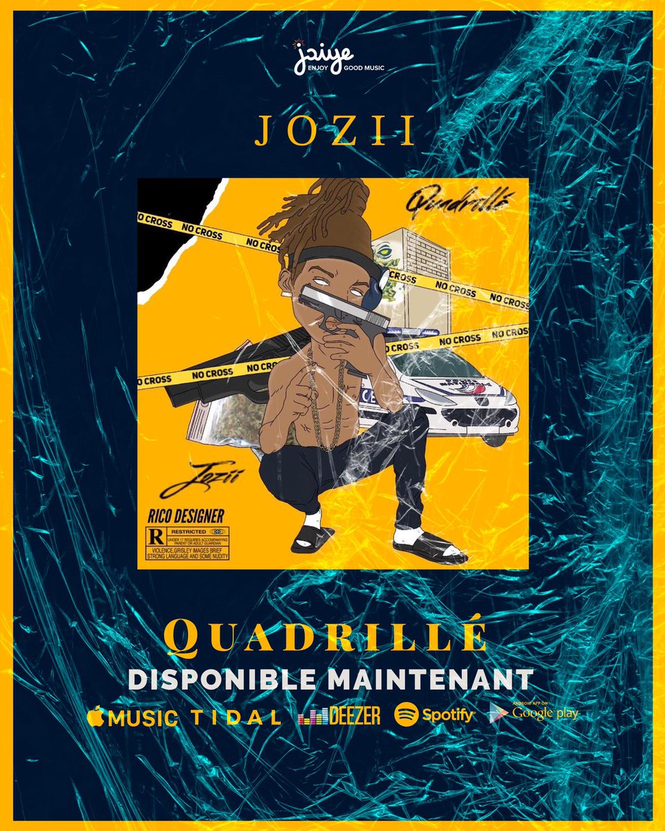 Jozii_Tarpez's tweet photo. Découvrez mon 1er projet « Quadrillé » disponible sur toutes vos plateformes de téléchargement légales ⁦😈⚠️

Merci à : @mataa_ls @zdeuxcinq @jooslyf_feyomal @mcg_production
@swedrecord31 @shaynerfwi
@jaiye_music_group @lexhigh_ @ricodesigner @lyrixalprod
@xtra_beats_officiel. https://t.co/0KvCuUAKtt
