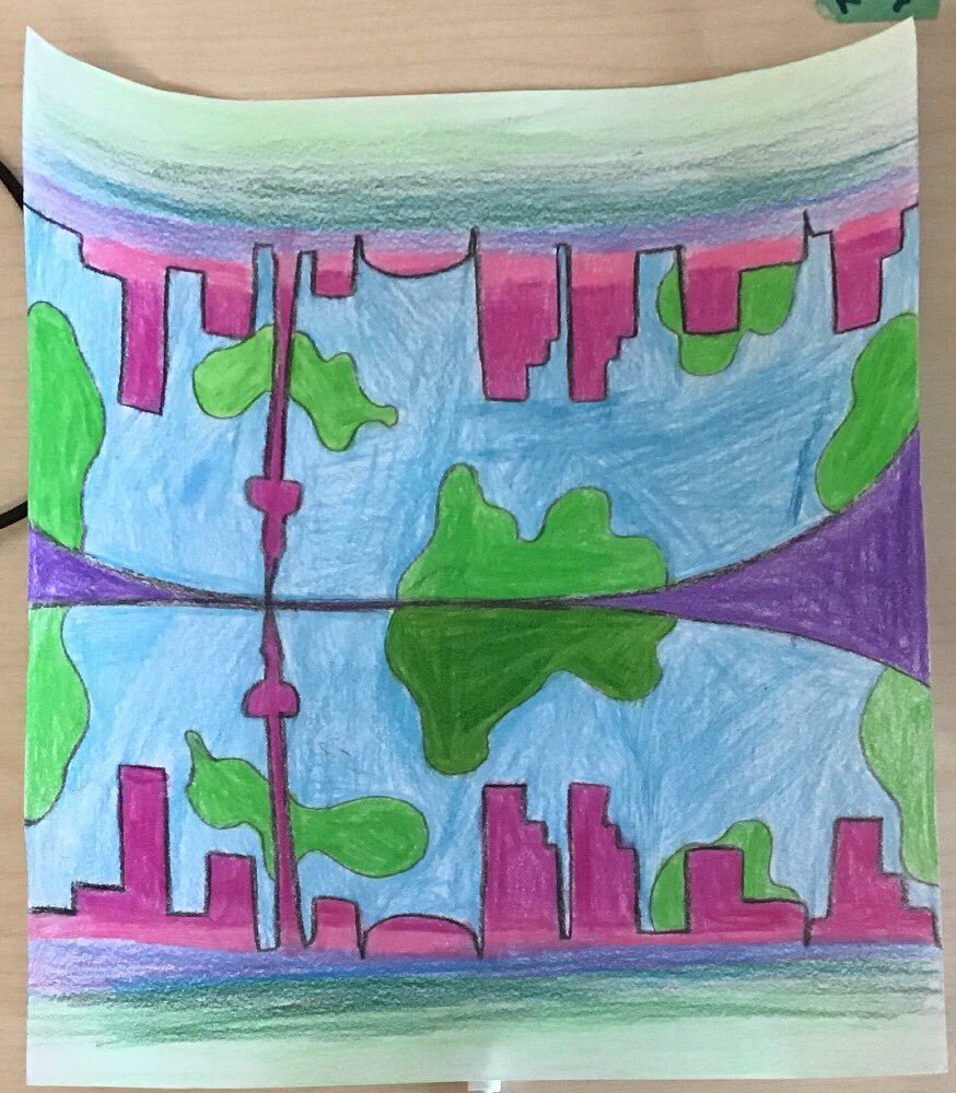 GuleriaCa's tweet image. An attempt by @mountroyalmust1 students to create “Escher Art” using transformations #geometry #engagemath.