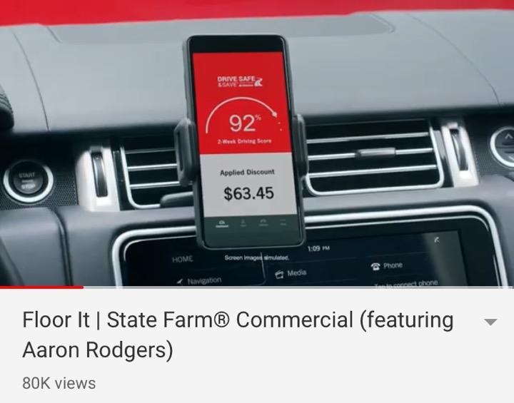 hedgequote's tweet photo. Tina Fey pays less for Allstate than Aaron Rodgers does for State Farm. #insuranceads https://t.co/7khhlhcB9B