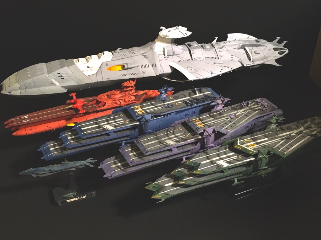 pancyooo's tweet photo. 2199七色星団の死闘における
1/1000 ドメル艦隊です。
中々に場所をとる編成なので
撮影できませんでしたが📸✨

 #宇宙戦艦ヤマト2199 https://t.co/SR1UrUZaoO