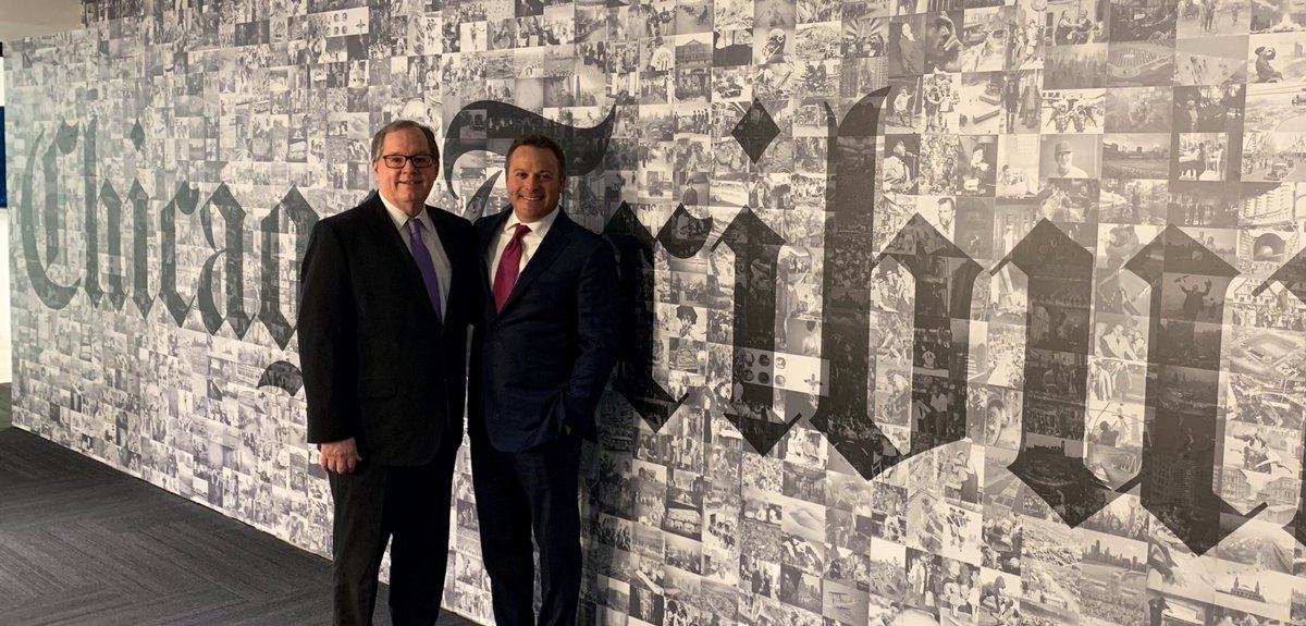 paultoddlambert's tweet image. Afternoon well spent @ChicagoTribune talking why @BankofAmerica supports #ChicagoForward &amp;amp; Chicago’s Youth. 
Thank you @BruceDold!
More at chicagotribune.com/chicagoforward