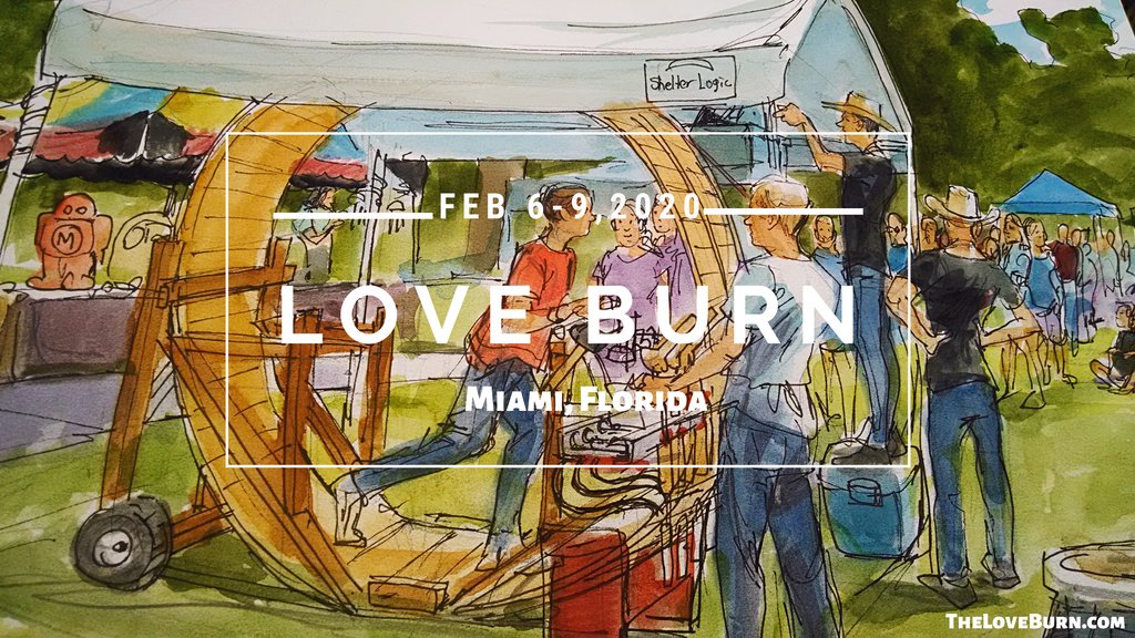 #LoveBurn2020 #BurningMan #FloridaBurn #Art #MiamiArt