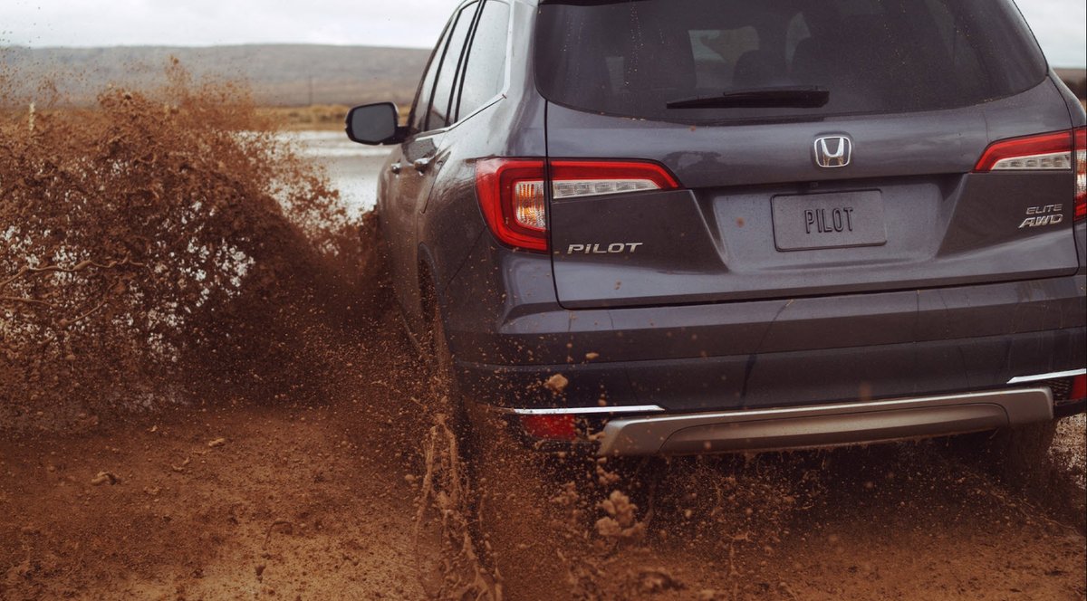 PacHonda's tweet photo. The 2020 Honda Pilot is both family friendly and ready for your next off-road adventure thanks to the well-tested Intelligent Traction Management system. https://t.co/0POe0KmHz1