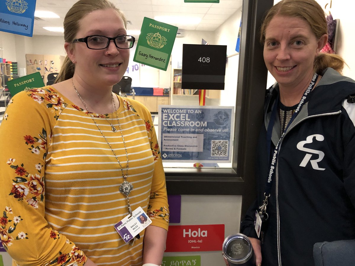 Chemjenn1's tweet photo. Bailey and Loraine standing in front of an Excel classroom! ⁦@excel_ok⁩ ⁦@oksde⁩ ⁦@mcvay51⁩ https://t.co/kn8aXgh02M