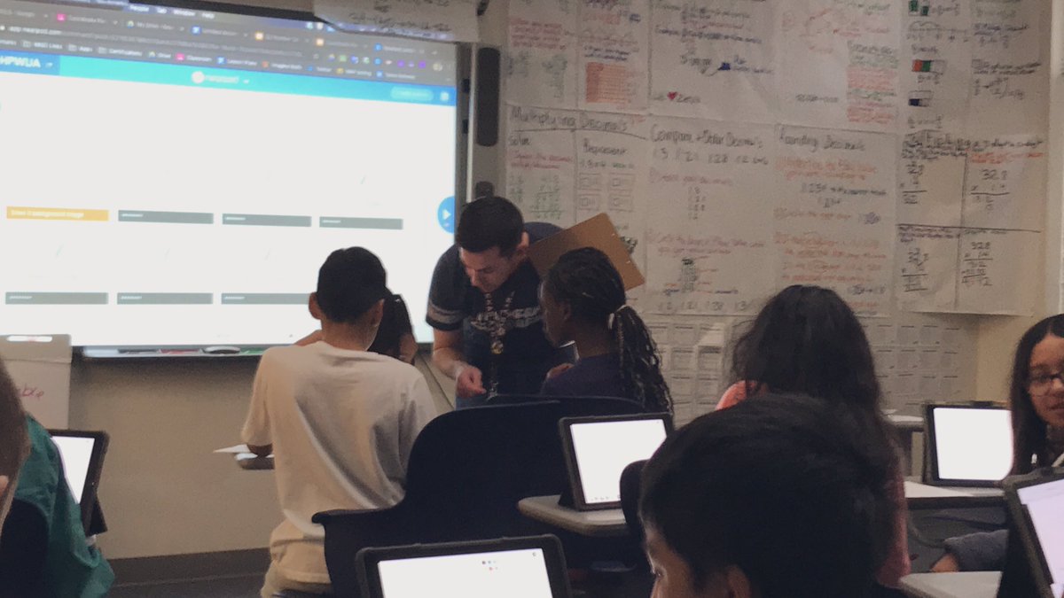 Justin_D_James's tweet photo. There was some Aggressive Monitoring Magic taking place in @MrMcDaniel13 5th Grade class today! Live, on the spot, and intentional feedback to every student all while using @nearpod #MalvernEs #MyMISD #MalvernMagic https://t.co/KPj6EmpIKJ