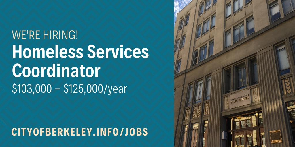 We're hiring! Homeless Services Coordinator $103,000 - $125,000/year